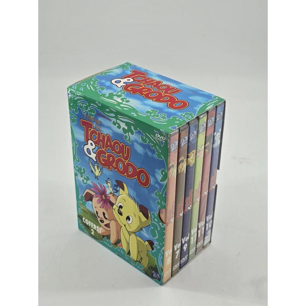 Tchaou & Grodo – 2-DVD Box Set Vol.‎ 8–12 PAL | Dessin Animé Français | Rare